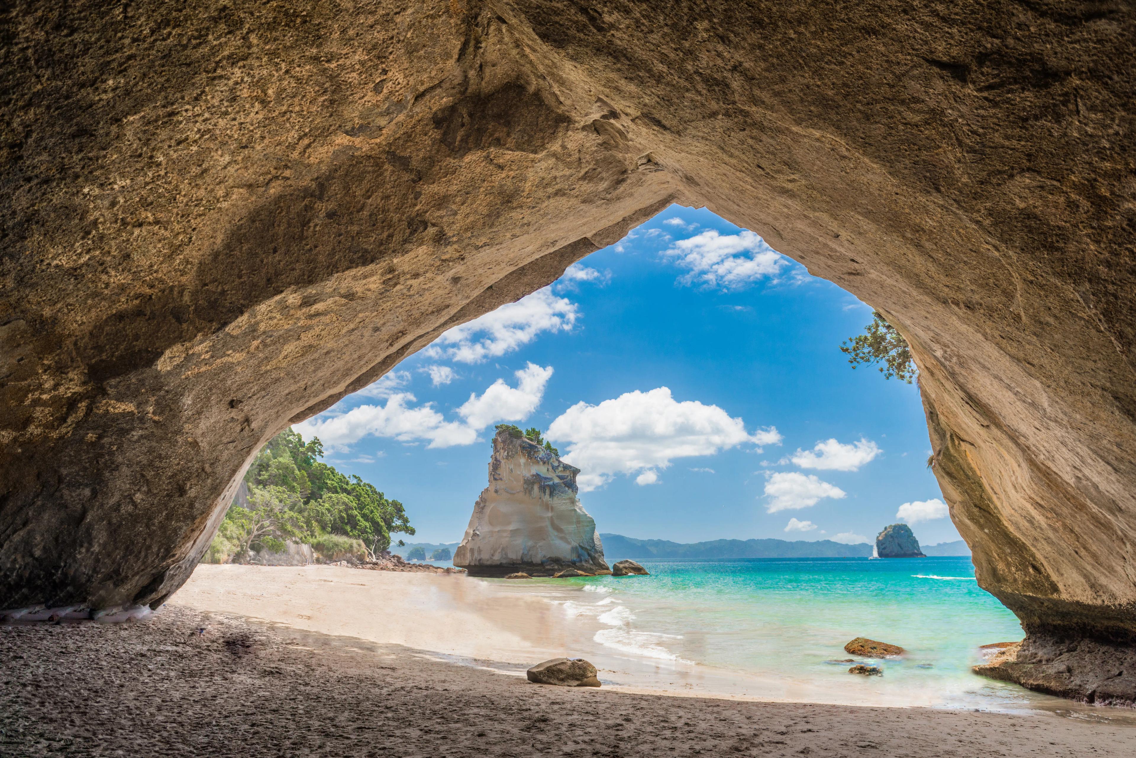 Cathedral Cove Coromandel i New Zealand