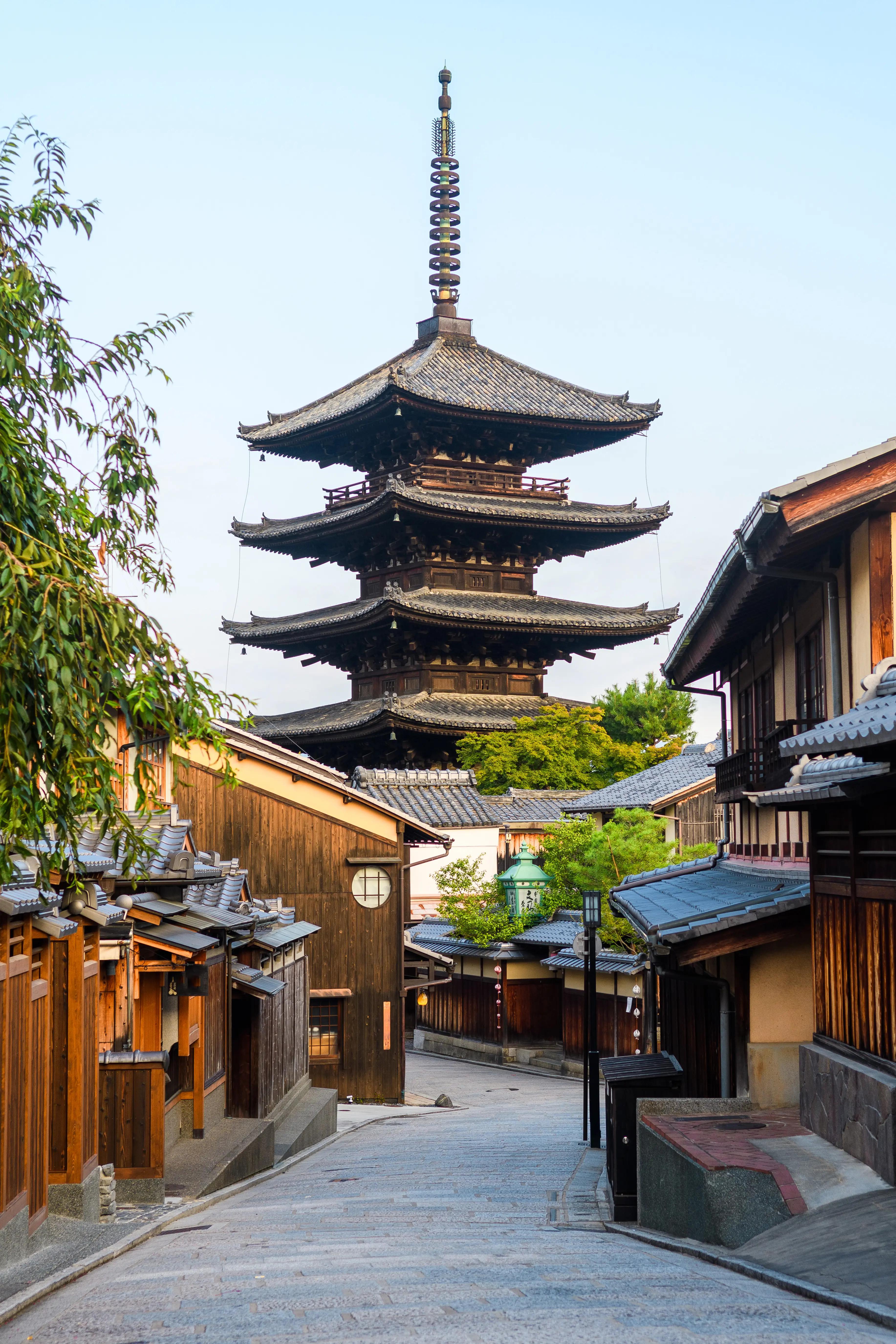 Gion distriktet i Kyoto Japan