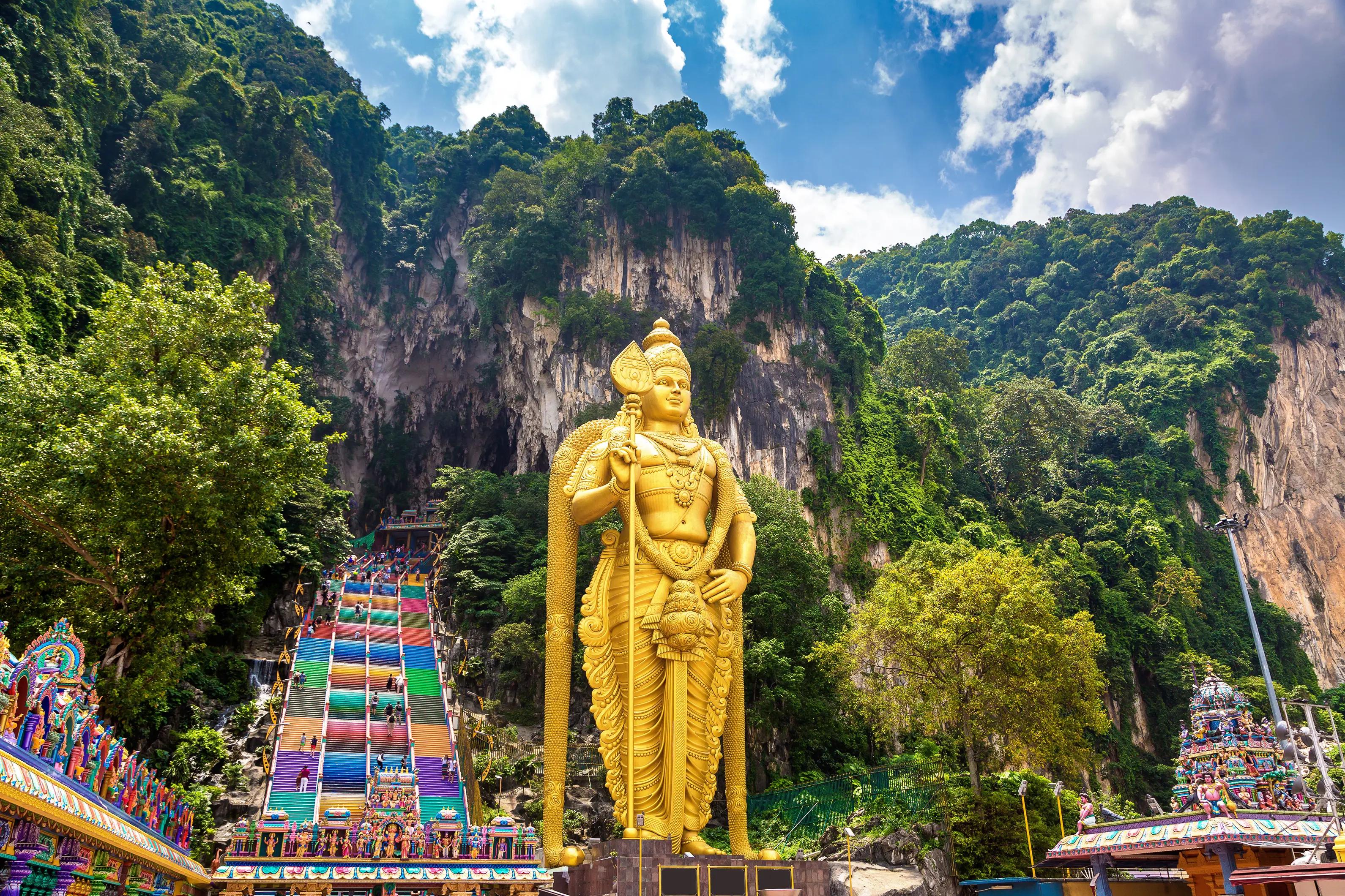 Batau Caves ved Kuala Lumpu i Malaysia