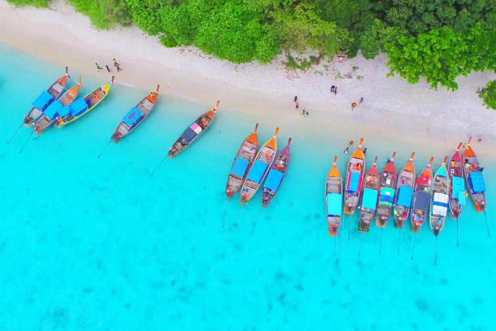 Thailand Longboats Strand