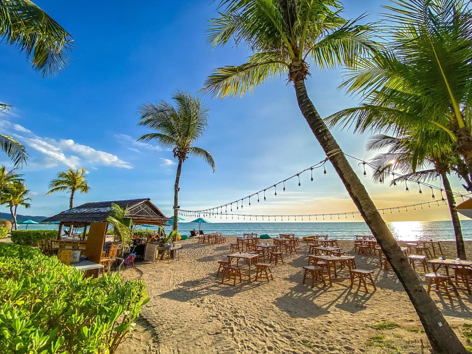 Strand i Khao Lak i Thailand