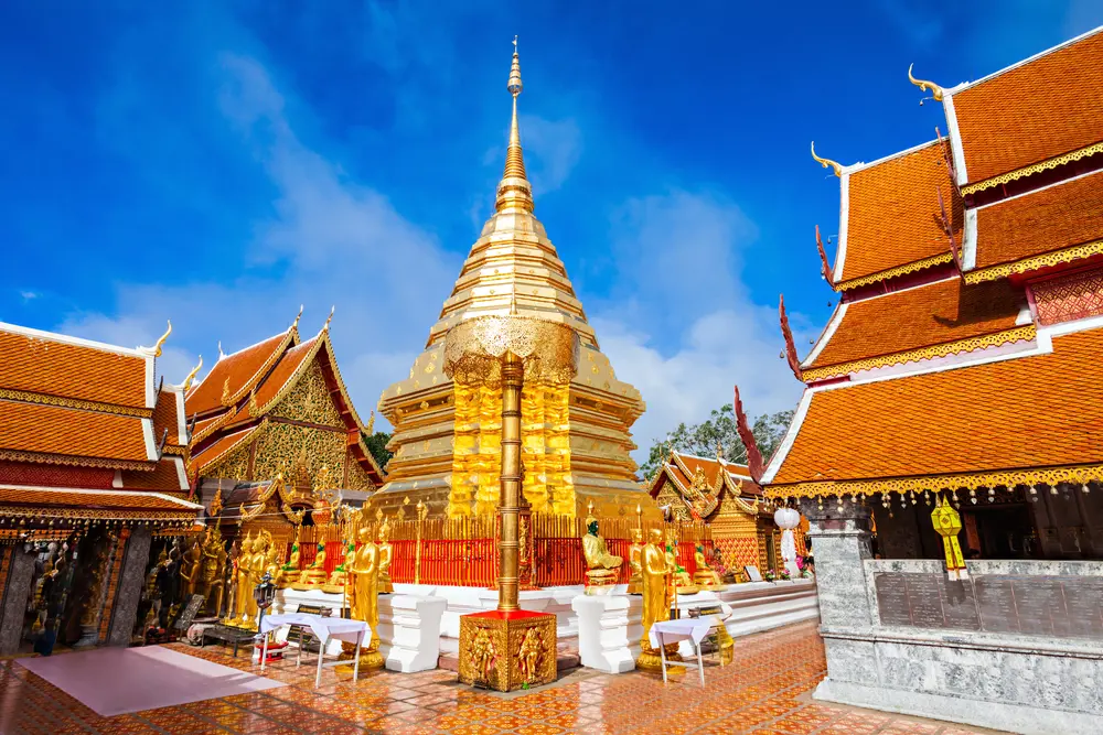 Thailand Chiang Mai Wat Phra That Doi Suthep Temple