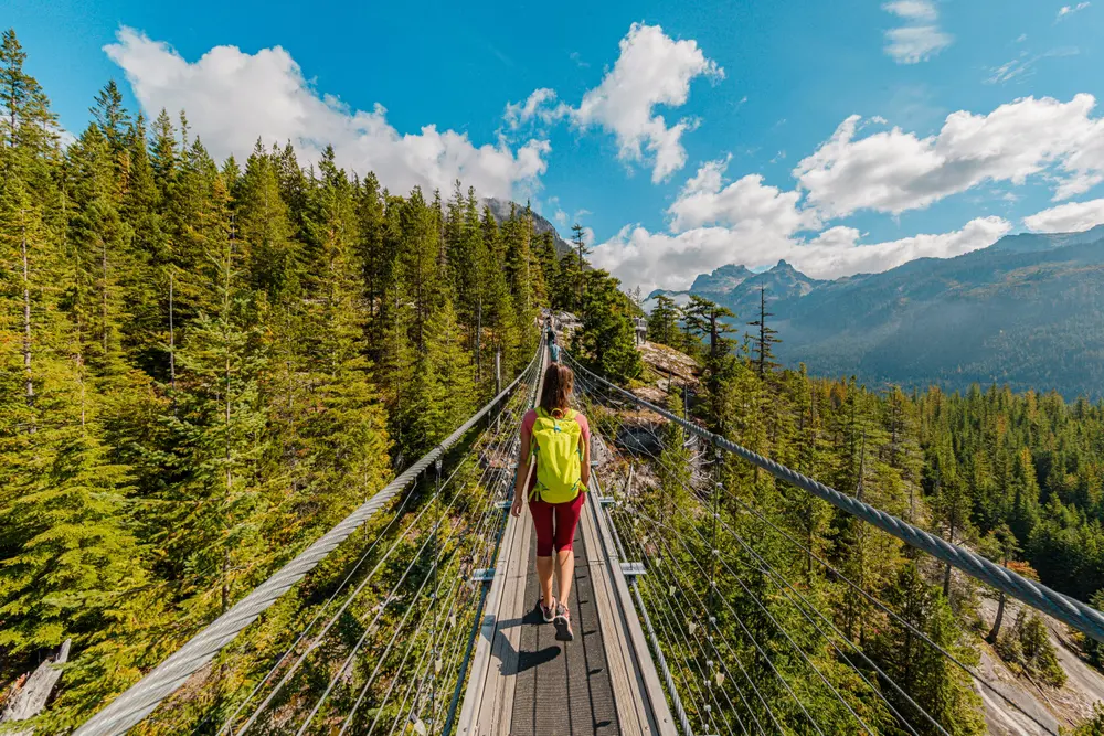 Canada Sea To Sky Suspension Bridge Hiking