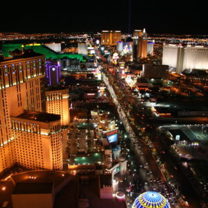 Las Vegas oppefra