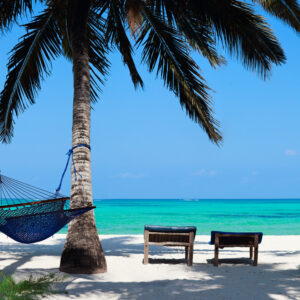 Strand i Afrika