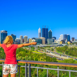 Storbyer i Australien - Perth
