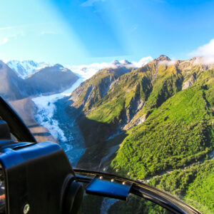New Zealand fra helikopter