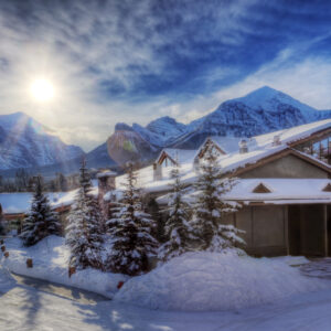 banff lake louise skiferie