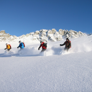 skiferie med vennerne