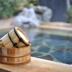Udendørs onsen