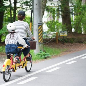 Cykeltur i Kyoto, Japan med børn