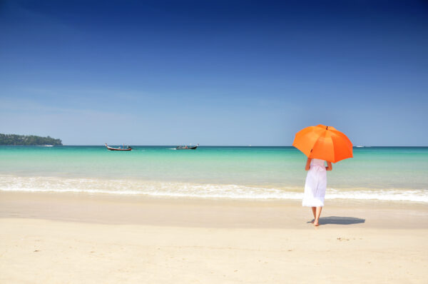Strand i Thailand